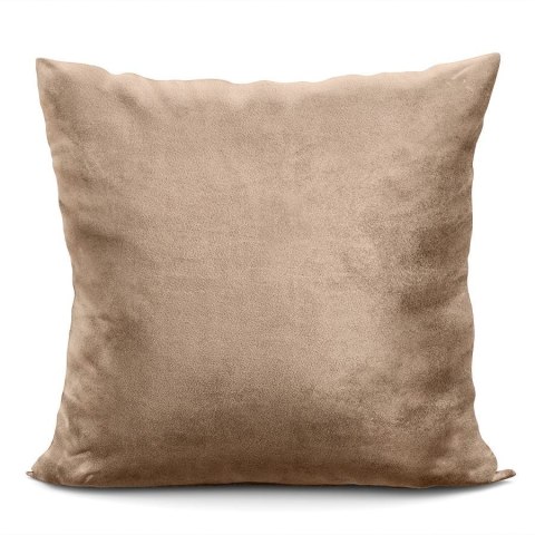 VELVI Poszewka dekoracyjna, 50x50cm, kolor S01 ciemny beżowy - szyta w Polsce VELVI0/POP/S01/050050/1 VELVI Poszewka dekoracyjna, 50x50cm, kolor S01 ciemny beżowy - szyta w Polsce VELVI0/POP/S01/050050/1