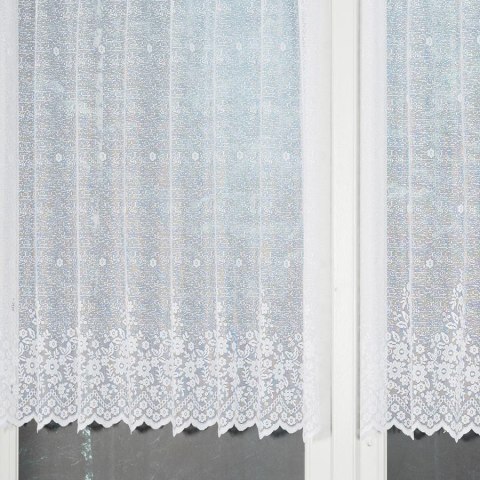 Zazdrostka żakardowa 031285 wysokość 90 cm kolor biały Zazdrostka żakardowa 031285 wysokość 90 cm kolor biały