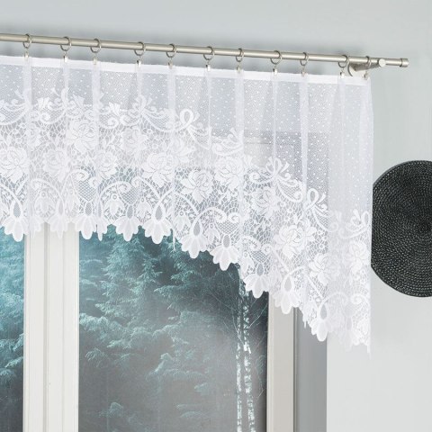 Firanka gotowa żakardowa DEMETRIA 80x250 cm kolor biały Firanka gotowa żakardowa DEMETRIA 80x250 cm kolor biały