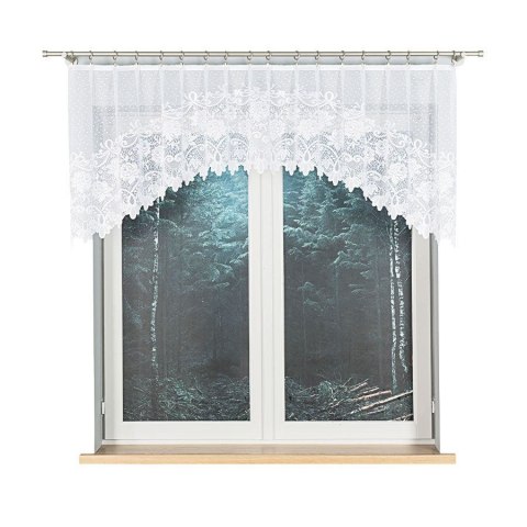 Firanka gotowa żakardowa DEMETRIA 80x250 cm kolor biały Firanka gotowa żakardowa DEMETRIA 80x250 cm kolor biały
