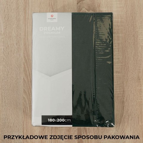 Prześcieradło frotte z gumką 90x200 cm kolor butelkowy zielony Prześcieradło frotte z gumką 90x200 cm kolor butelkowy zielony
