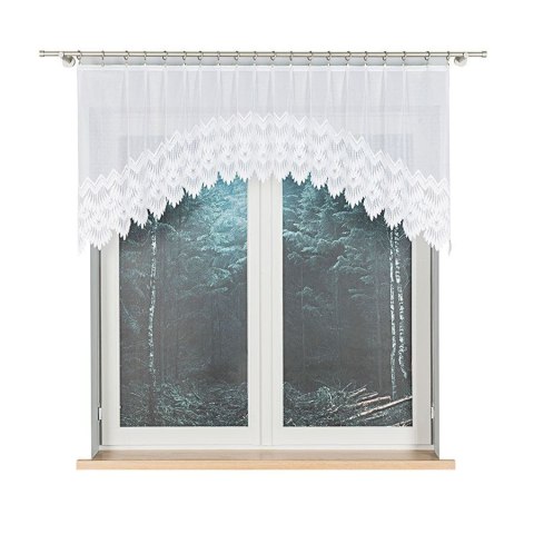 Firanka gotowa żakardowa FELICJA 80x200 cm kolor biały Firanka gotowa żakardowa FELICJA 80x200 cm kolor biały
