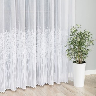 Firanka żakardowa 057640 wysokość 320 cm kolor biały