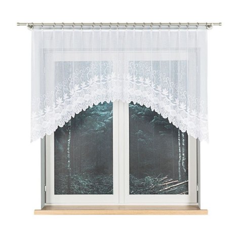Firanka gotowa żakardowa JOWITA 100x250 cm kolor biały Firanka gotowa żakardowa JOWITA 100x250 cm kolor biały