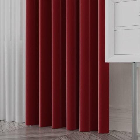 Tkanina dekoracyjna LIMA wysokość 300 cm kolor czerwony Tkanina dekoracyjna LIMA wysokość 300 cm kolor czerwony