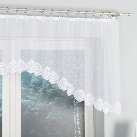 Firanka gotowa żakardowa ŻAKLINA 80x250 cm kolor biały Firanka gotowa żakardowa ŻAKLINA 80x250 cm kolor biały