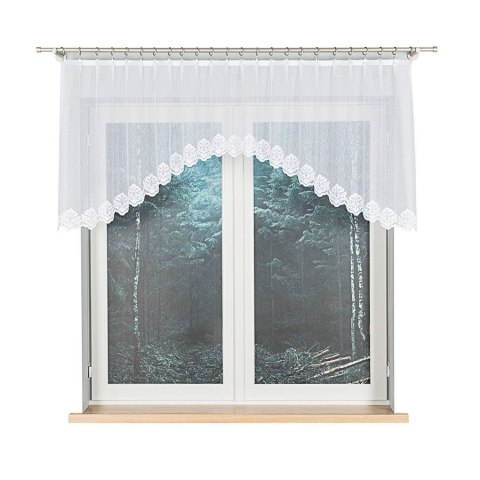 Firanka gotowa żakardowa ŻAKLINA 80x250 cm kolor biały Firanka gotowa żakardowa ŻAKLINA 80x250 cm kolor biały