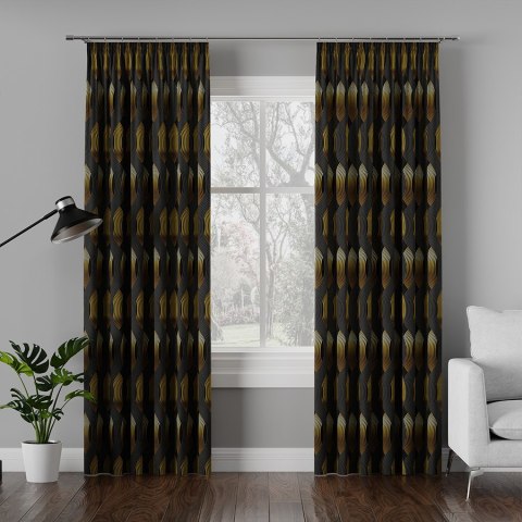 FALKA Tkanina dekoracyjna BLACKOUT, 145cm, kolor 002 złoty D00116/BLC/002/145000/1 FALKA Tkanina dekoracyjna BLACKOUT, 145cm, kolor 002 złoty D00116/BLC/002/145000/1