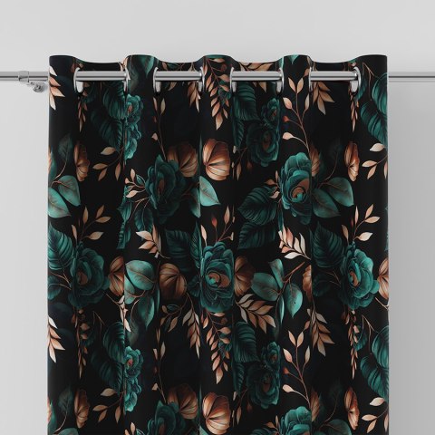 KAMALA Tkanina dekoracyjna OXFORD, 140cm, kolor 002 czarno-niebieski D00119/OXF/002/140000/1 KAMALA Tkanina dekoracyjna OXFORD, 140cm, kolor 002 czarno-niebieski D00119/OXF/002/140000/1