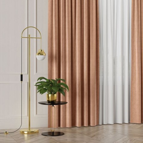 Tkanina dekoracyjna VELVET wysokość 300 cm kolor ciemny beżowy Tkanina dekoracyjna VELVET wysokość 300 cm kolor ciemny beżowy