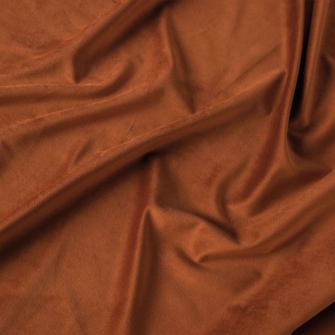 Tkanina dekoracyjna VELVET wysokość 300 cm kolor rdzawy Tkanina dekoracyjna VELVET wysokość 300 cm kolor rdzawy