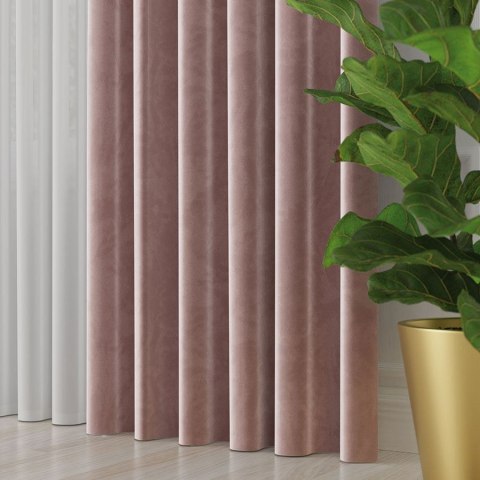 Tkanina dekoracyjna VELVET wysokość 300 cm kolor pastelowy fioletowy Tkanina dekoracyjna VELVET wysokość 300 cm kolor pastelowy fioletowy