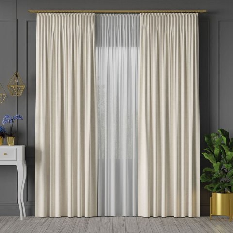 Tkanina dekoracyjna VELVET wysokość 300 cm kolor ecru Tkanina dekoracyjna VELVET wysokość 300 cm kolor ecru