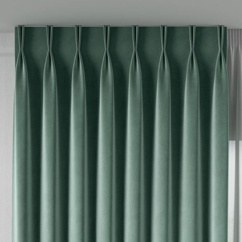 Tkanina dekoracyjna VELVET wysokość 300 cm kolor szałwiowy Tkanina dekoracyjna VELVET wysokość 300 cm kolor szałwiowy