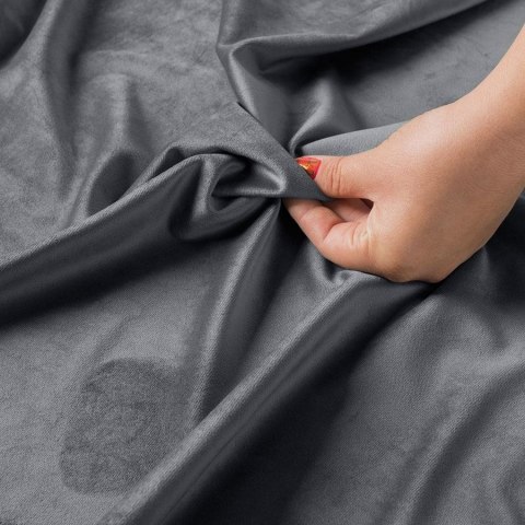 Tkanina dekoracyjna VELVET wysokość 300 cm kolor ciemny szary Tkanina dekoracyjna VELVET wysokość 300 cm kolor ciemny szary