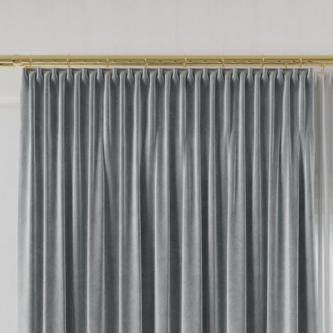 Tkanina dekoracyjna VELVET wysokość 300 cm kolor pastelowy szary Tkanina dekoracyjna VELVET wysokość 300 cm kolor pastelowy szary