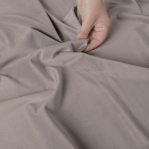 Tkanina dekoracyjna VELVET wysokość 300 cm kolor ciepły jasny szary Tkanina dekoracyjna VELVET wysokość 300 cm kolor ciepły jasny szary