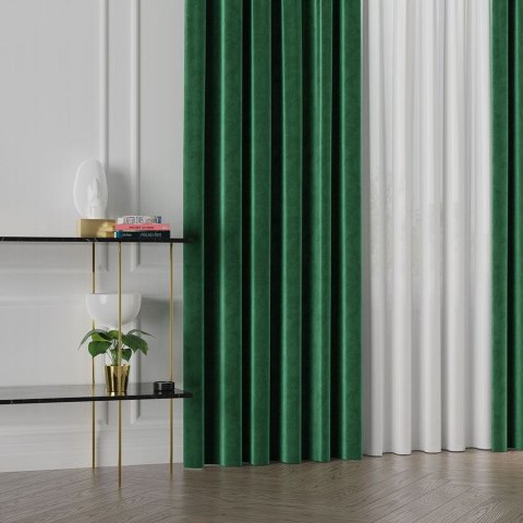Tkanina dekoracyjna VELVET wysokość 300 cm kolor szmaragdowy Tkanina dekoracyjna VELVET wysokość 300 cm kolor szmaragdowy