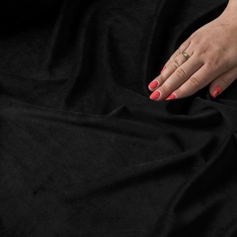 Tkanina dekoracyjna VELVET wysokość 300 cm kolor czarny Tkanina dekoracyjna VELVET wysokość 300 cm kolor czarny