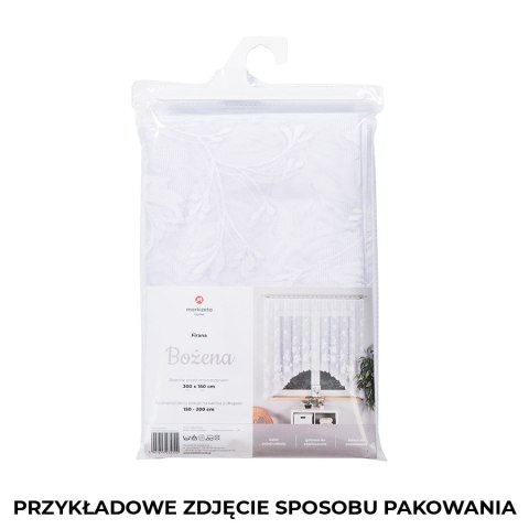 Firanka gotowa żakardowa BOŻENA 160x300 cm kolor biały Firanka gotowa żakardowa BOŻENA 160x300 cm kolor biały