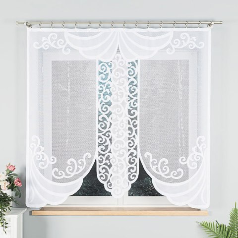 Panel żakardowy gotowy DANUTA 160x160 cm kolor biały Panel żakardowy gotowy DANUTA 160x160 cm kolor biały