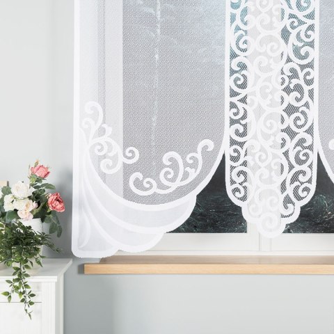 Panel żakardowy gotowy DANUTA 160x160 cm kolor biały Panel żakardowy gotowy DANUTA 160x160 cm kolor biały