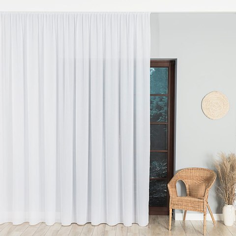 Firanka fantazyjna z ołowianką 000620 wysokość 320 cm kolor biały Firanka fantazyjna z ołowianką 000620 wysokość 320 cm kolor biały