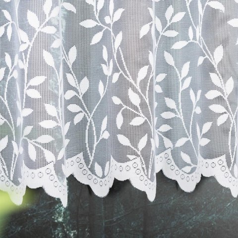 Firanka żakardowa 023058 wysokość 105 cm kolor biały
