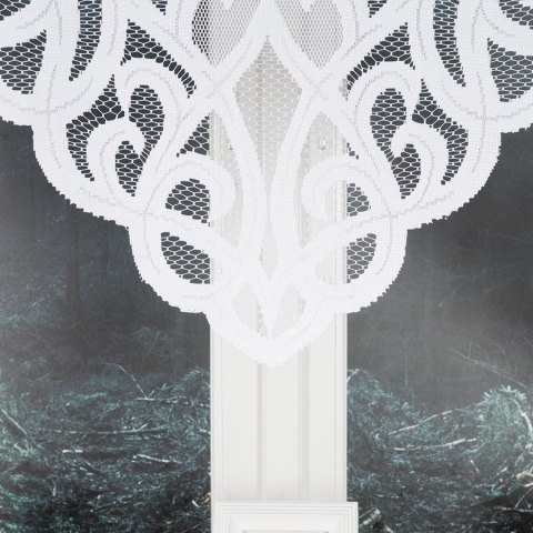 Firanka gotowa żakardowa HERMINA 140x240 cm kolor biały Firanka gotowa żakardowa HERMINA 140x240 cm kolor biały