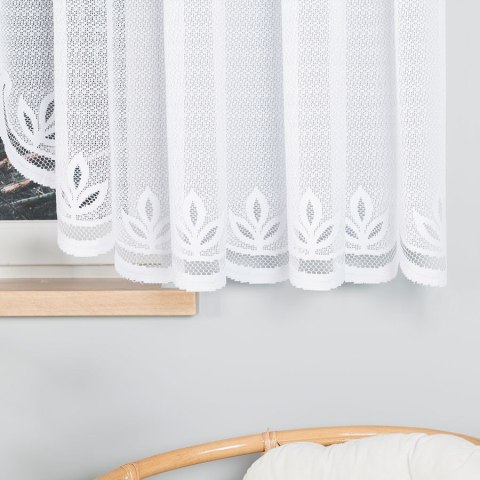 Firanka gotowa żakardowa POLA 160x500 cm kolor biały Firanka gotowa żakardowa POLA 160x500 cm kolor biały