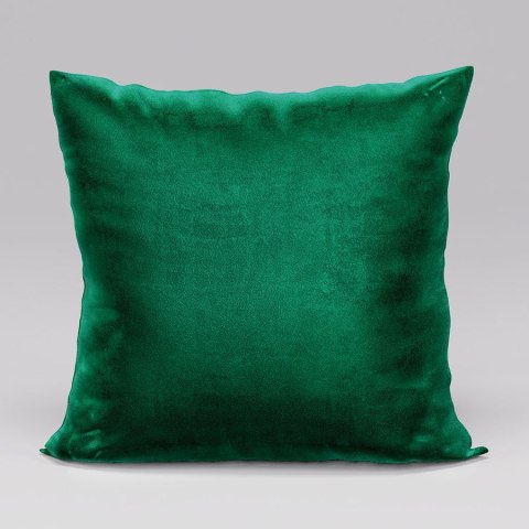 Poszewka dekoracyjna VELVI 45x45 cm kolor ciemny zielony Poszewka dekoracyjna VELVI 45x45 cm kolor ciemny zielony