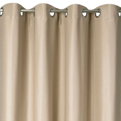 Zasłona gotowa AGGIE 140x250 cm kolor beżowy