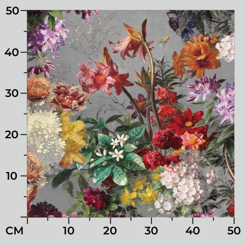 AZALIA Tkanina dekoracyjna VELVET, 150cm, kolor 003 szary D00078/VEL/003/150000/1