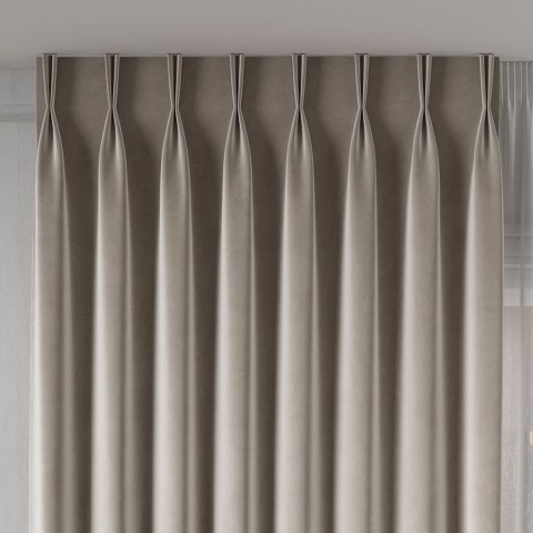 Tkanina dekoracyjna VELVET wysokość 280 cm kolor chłodny beżowy Tkanina dekoracyjna VELVET wysokość 280 cm kolor chłodny beżowy
