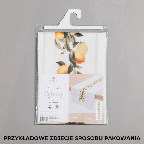 CYTRUSY Bieżnik wodoodporny, 38x140cm, kolor 001 żółty P00081/KSP/C01/038140/1 CYTRUSY Bieżnik wodoodporny, 38x140cm, kolor 001 żółty P00081/KSP/C01/038140/1