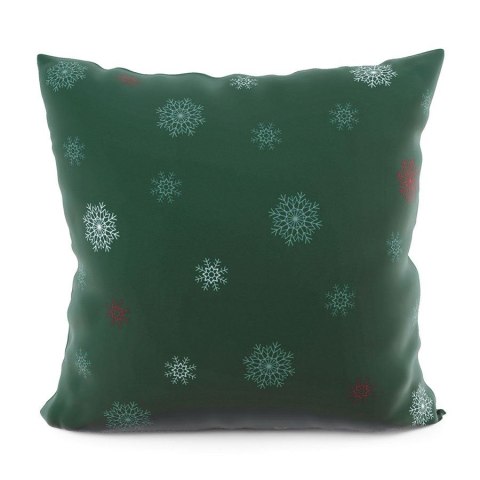GNOM Poszewka dekoracyjna VELVET, 40x40cm, kolor 009 czerwono-zielony na zielonym tle PBN009/POP/009/040040/1 GNOM Poszewka dekoracyjna VELVET, 40x40cm, kolor 009 czerwono-zielony na zielonym tle PBN009/POP/009/040040/1