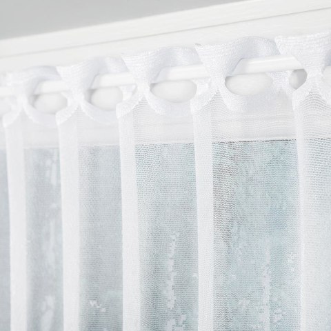 Zazdrostka żakardowa, wysokość 60cm, kolor 001 biały 043233/000/001/000060/1 Zazdrostka żakardowa, wysokość 60cm, kolor 001 biały 043233/000/001/000060/1