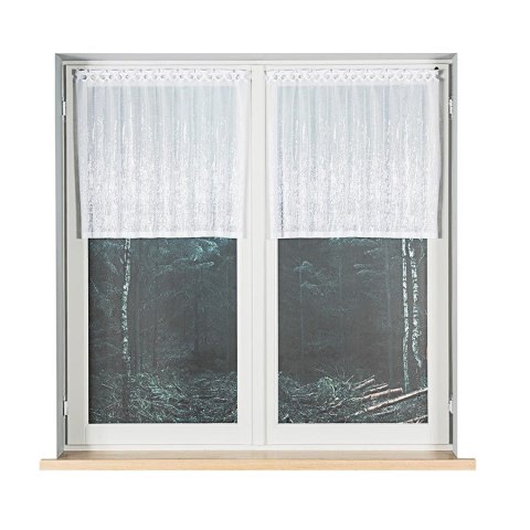 Zazdrostka żakardowa, wysokość 60cm, kolor 001 biały 043233/000/001/000060/1 Zazdrostka żakardowa, wysokość 60cm, kolor 001 biały 043233/000/001/000060/1
