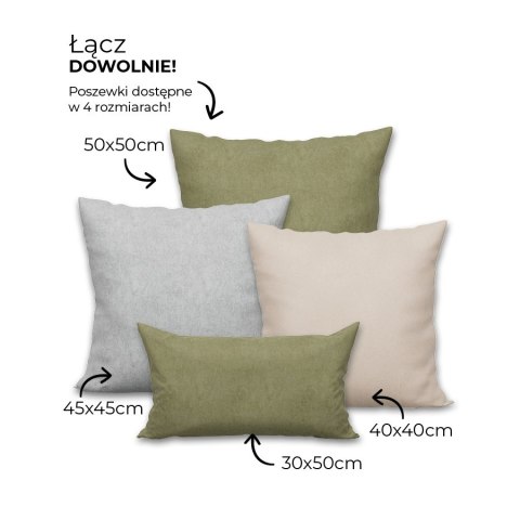MILAS Poszewka dekoracyjna, 30x50cm, kolor 364 ciemny szarozielony MILAS0/POP/364/030050/1 MILAS Poszewka dekoracyjna, 30x50cm, kolor 364 ciemny szarozielony MILAS0/POP/364/030050/1