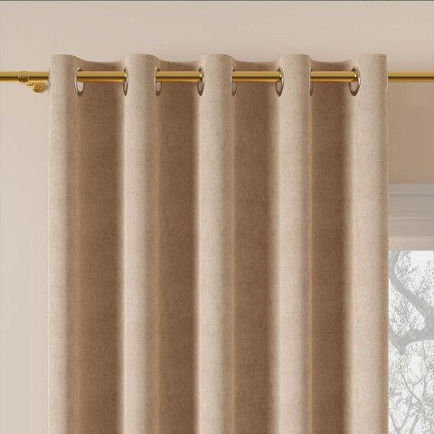 Tkanina dekoracyjna MILAS wysokość 320 cm kolor cappuccino Tkanina dekoracyjna MILAS wysokość 320 cm kolor cappuccino