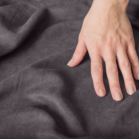 Tkanina dekoracyjna MILAS wysokość 320 cm kolor antracyt Tkanina dekoracyjna MILAS wysokość 320 cm kolor antracyt