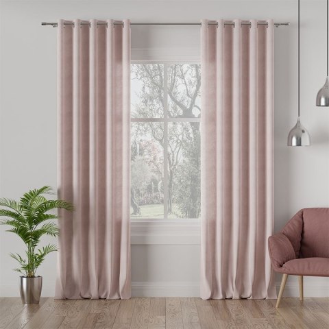 Tkanina dekoracyjna MILAS wysokość 320 cm kolor pastelowy różowy Tkanina dekoracyjna MILAS wysokość 320 cm kolor pastelowy różowy
