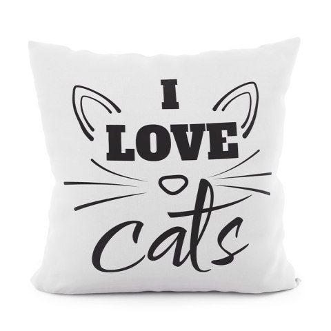 CATS Poszewka dekoracyjna VELVET, 40x40cm, kolor 001 PWA008/POP/001/040040/1 CATS Poszewka dekoracyjna VELVET, 40x40cm, kolor 001 PWA008/POP/001/040040/1
