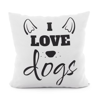 DOGS Poszewka dekoracyjna VELVET, 40x40cm, kolor 001 PWA009/POP/001/040040/1