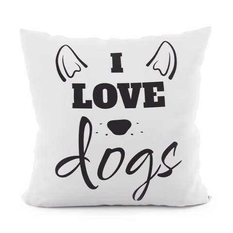 DOGS Poszewka dekoracyjna VELVET, 40x40cm, kolor 001 PWA009/POP/001/040040/1 DOGS Poszewka dekoracyjna VELVET, 40x40cm, kolor 001 PWA009/POP/001/040040/1