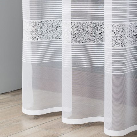 Firanka gotowa żakardowa KLAUDYNA 250x200 cm kolor biały Firanka gotowa żakardowa KLAUDYNA 250x200 cm kolor biały