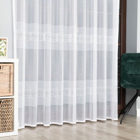 Firanka gotowa żakardowa KLAUDYNA 250x300 cm kolor biały Firanka gotowa żakardowa KLAUDYNA 250x300 cm kolor biały