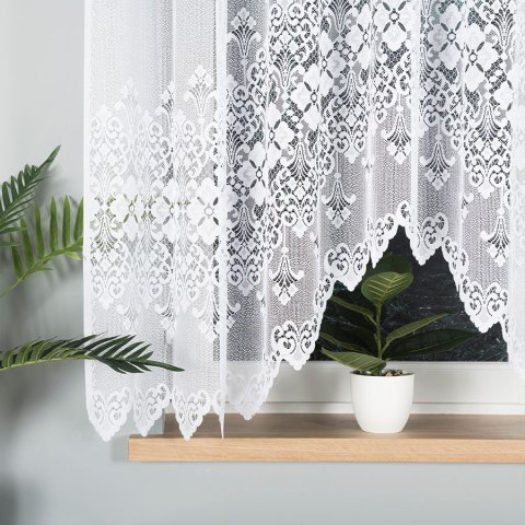Firanka gotowa żakardowa NADIA 160x300 cm kolor biały Firanka gotowa żakardowa NADIA 160x300 cm kolor biały