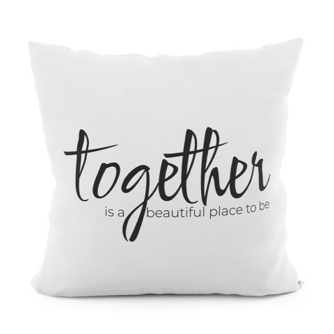 TOGETHER Poszewka dekoracyjna VELVET, 40x40cm, kolor 001 PWA005/POP/001/040040/1 TOGETHER Poszewka dekoracyjna VELVET, 40x40cm, kolor 001 PWA005/POP/001/040040/1