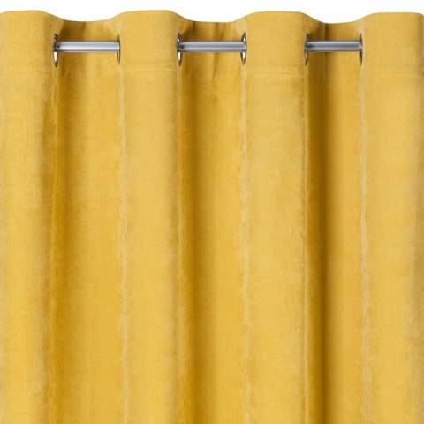 Zasłona gotowa JULIE 140x250 cm kolor musztardowy